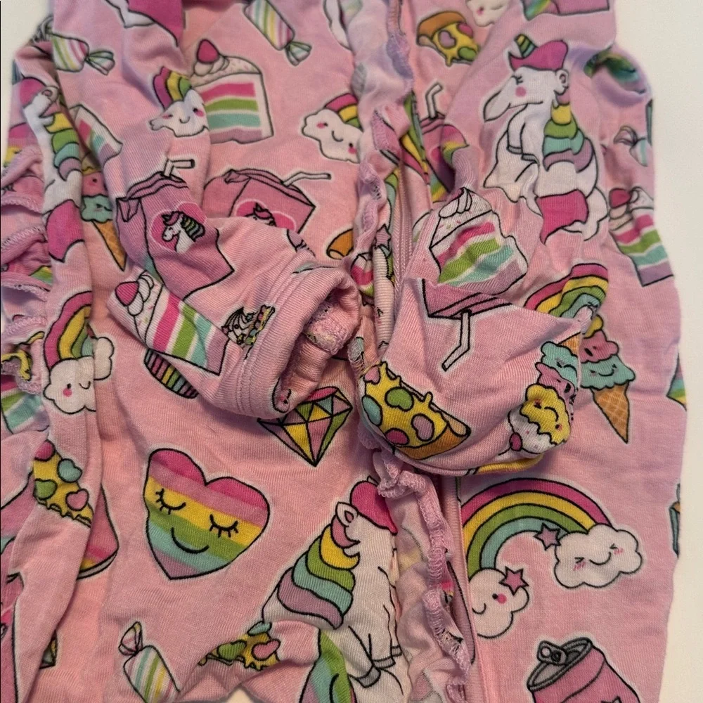 Little Bum Bums (now Bums and Roses) Unicorn Rainbow Footie